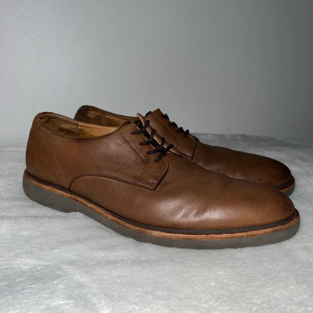 Gentle‎ Souls Oxfords Men's Size 8.5 Brown Cognac Leather Classic Shoes Designer